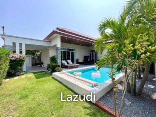 SINGLE - STOREY HOUSE ON SOI 94 : 3 Bed Villa with Pool in Hua Hin