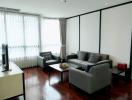 Modern living room interior with comfortable furnishings