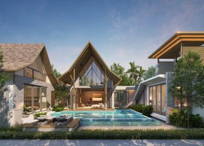 4 bedrooms private tropical pool villa in Laguna Beach