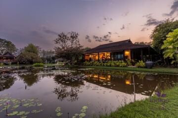 Perfect for a wellness retreat - beautiful, large property in a peaceful location surrounded by hills and rice fields.