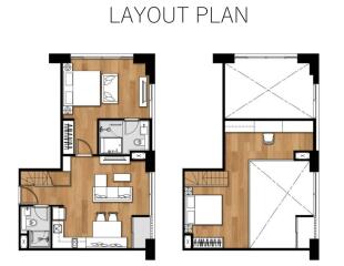 Architectural layout plan of a residential property