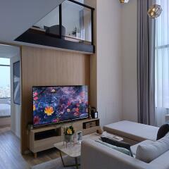 Stylish 2 Bed 2 Bath Condo with Study in Khlong Tan, Bangkok