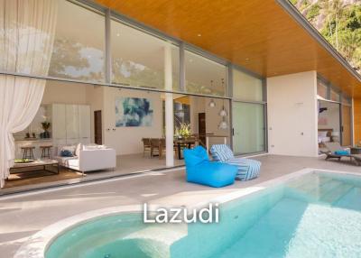 Contemporary 3-Bedroom Ocean View Villa in Lamai