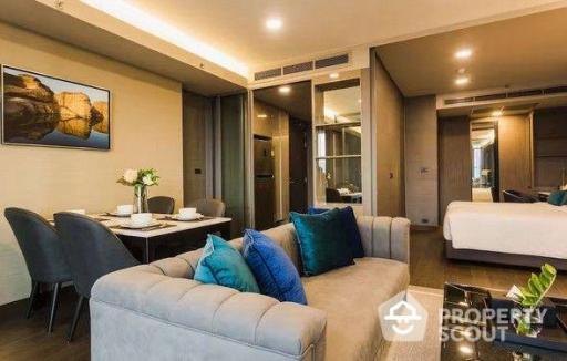 1-BR Serviced Apt. near MRT Queen Sirikit National Convention Centre