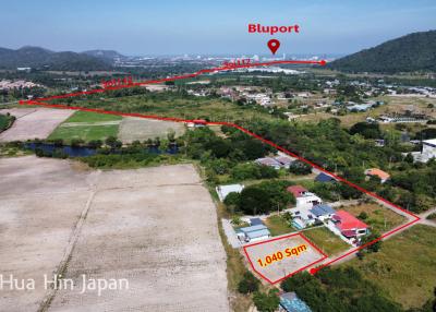 Land For Sale Off Soi Hua Hin 112 Only 10 Minute To Bluport Shopping Mall