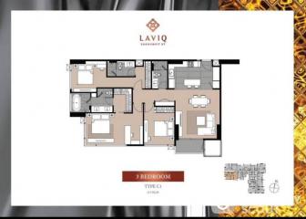 3-BR Condo at Laviq Sukhumvit 57 near BTS Thong Lor