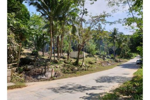 Big Plot of Mountain View Land in Mae Nam, Koh Samui