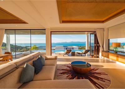 Panorama Luxury Pool Villa  Mountain & Sea Views  Bang Por, Koh Samui