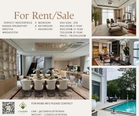 Luxury house for rent/sale with multiple rooms, elegant interior, and pool