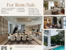 Luxury house for rent/sale with multiple rooms, elegant interior, and pool