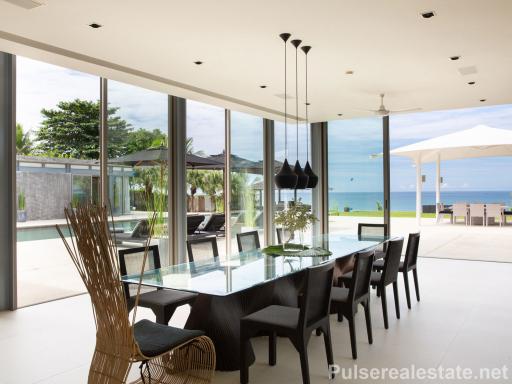 Modern 6 Bedroom Absolute Beachfront Villa in Natai - Protected Leasehold - Renovated 2023