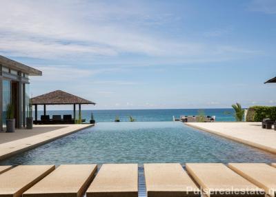 Modern 6 Bedroom Absolute Beachfront Villa in Natai - Protected Leasehold - Renovated 2023