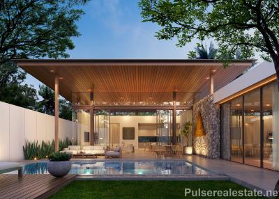 Modern 3 Bedroom Pool Villa in Pru Jampa, Phuket with Minimalistic Japanese Design
