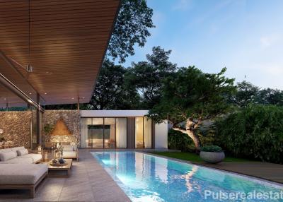 Modern 3 Bedroom Pool Villa in Pru Jampa, Phuket with Minimalistic Japanese Design