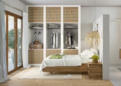 Bright and airy bedroom with open wardrobe and en-suite bathroom