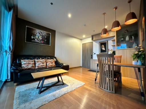 Modern living room with natural lighting