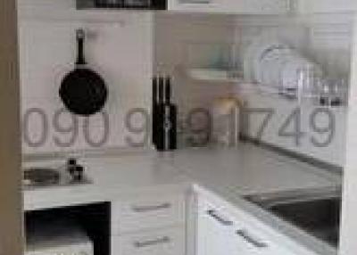 Modern kitchen with white cabinetry and built-in appliances