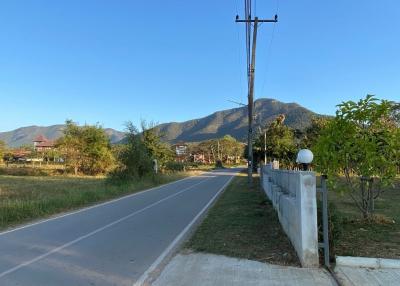 A nice plot with Mountain View for sale in Mae On