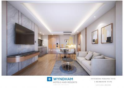 2 Bedrooms Condo in Wyndham Jomtien Pattaya Na Jomtien C011447