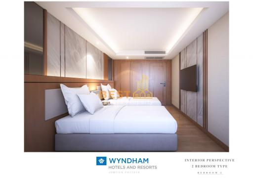 2 Bedrooms Condo in Wyndham Jomtien Pattaya Na Jomtien C011447