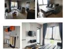 Collage of various rooms in a modern apartment