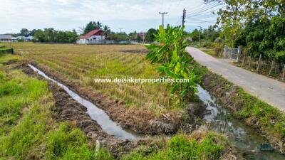 ขายที่ดินสวย 1 ไร่พร้อมวิวสวยงามในเชิงดอย ดอยสะเก็ด