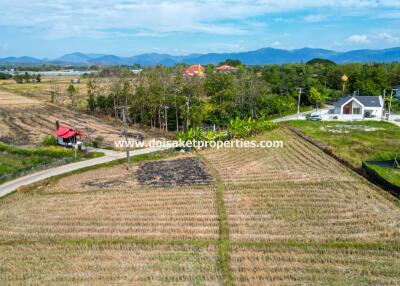 ขายที่ดินสวย 1 ไร่พร้อมวิวสวยงามในเชิงดอย ดอยสะเก็ด