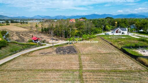 ขายที่ดินสวย 1 ไร่พร้อมวิวสวยงามในเชิงดอย ดอยสะเก็ด