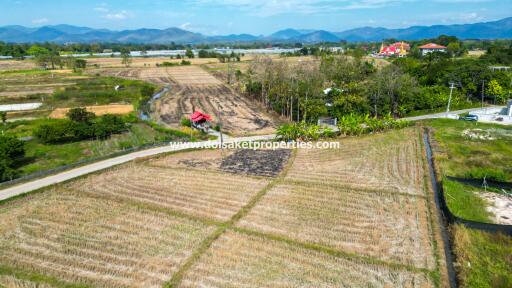 ขายที่ดินสวย 1 ไร่พร้อมวิวสวยงามในเชิงดอย ดอยสะเก็ด