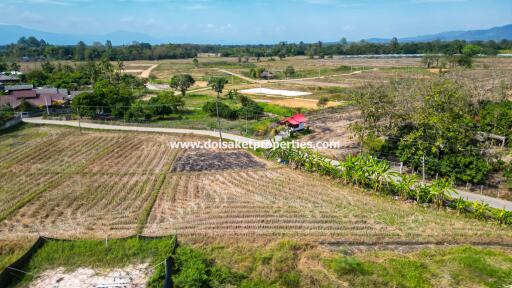 ขายที่ดินสวย 1 ไร่พร้อมวิวสวยงามในเชิงดอย ดอยสะเก็ด