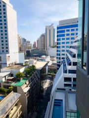 City view from a high-rise apartment