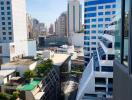 City view from a high-rise apartment