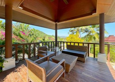 Panorama Khao Tao : Bali Style 3 Bedroom Pool Villa