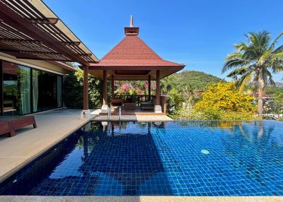 Panorama Khao Tao : Bali Style 3 Bedroom Pool Villa