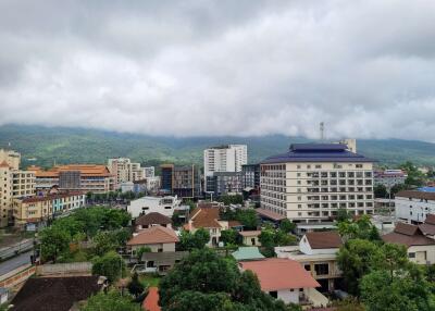 ขายคอนโดห้องนอนสตูดิโอวิวภูเขาที่สวยงามที่ Trio Condo เชียงใหม่