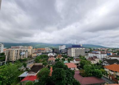 ขายคอนโดห้องนอนสตูดิโอวิวภูเขาที่สวยงามที่ Trio Condo เชียงใหม่