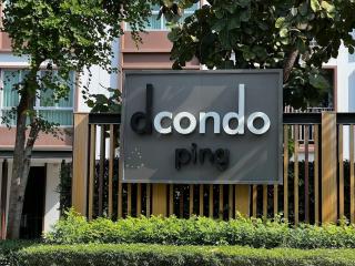 Beautiful 1 Bedroom Condo For Sale at D Condo Sign Near Central Festival Chiangmai