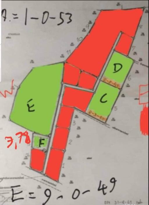 Plots of Land for Sale in Nam Prae Hang Dong Nearby Mae Hia Market