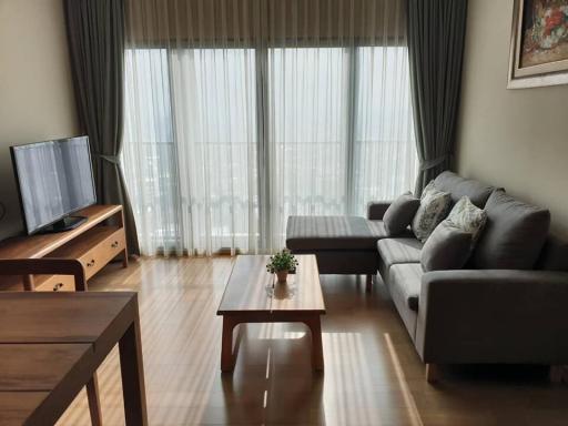 Cozy living room with modern furniture and natural light