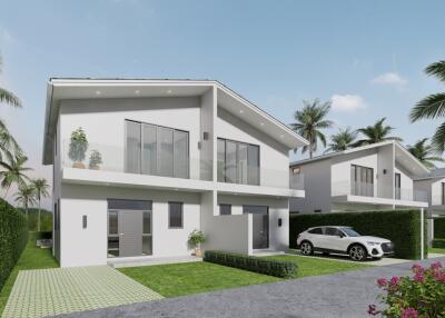 new villas for sale with 3 bedroom in Bophut area
