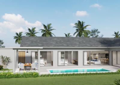 new villas for sale with 3 bedroom in Bophut area