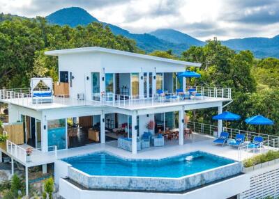 Stunning sea view luxury villa for sale in Koh Phangan