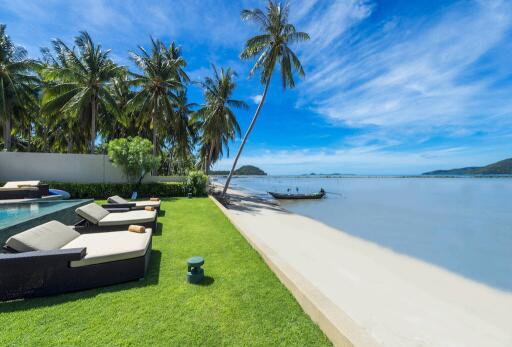 Unique beachfront villa for sale