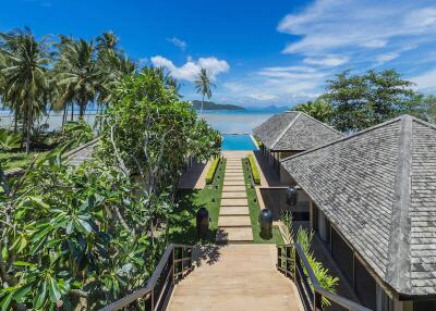Unique beachfront villa for sale