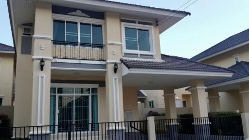 2-story detached house for rent in Sriracha, Diya Valley Village, Soi Na Phrao.