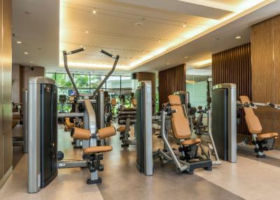 Modern gym facility in the residential building