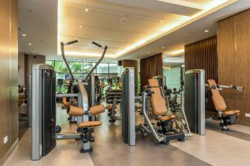 Modern gym facility in the residential building