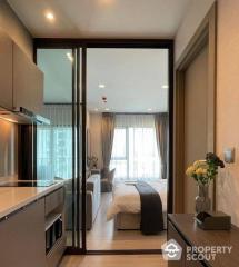 Studio Condo at Life Asoke near ARL Makkasan