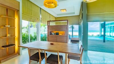 Exclusive Absolute Beachfront Villa for Sale in Natai, Aleenta Resort