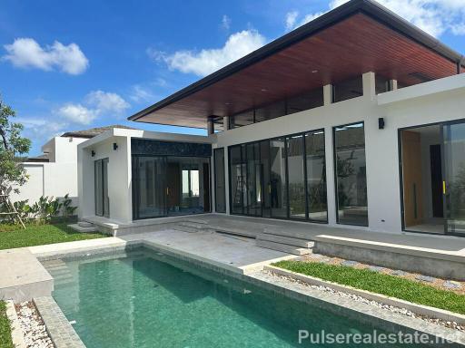 3 Bedroom Modern Loft Pool Villa for Sale In Bangtao - From Private Owner - Completed February 2024